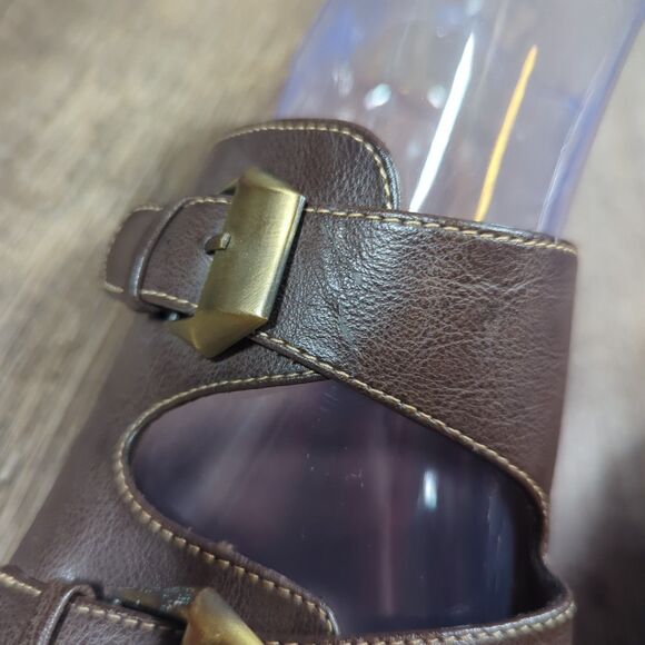 Natural Soul by Naturalizer Sandals Womens Size 8.5 M Brown Causal Comfort - Picture 6 of 15